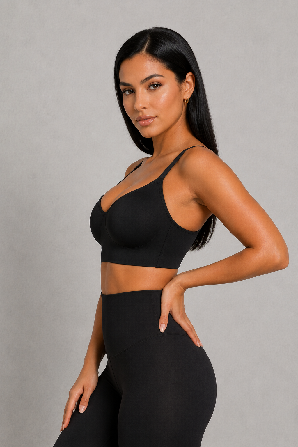 Sculp Seamless V-Neck Comfort Bra - Wireless Everyday Support Bra