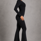 Sculp Split Hem Flare Pants - High-Waist Tummy Control Leggings