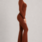 Sculp Split Hem Flare Pants - High-Waist Tummy Control Leggings