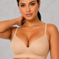 Sculp Wireless Push-Up T-Shirt Bra - Seamless Demi Cup Everyday Bra