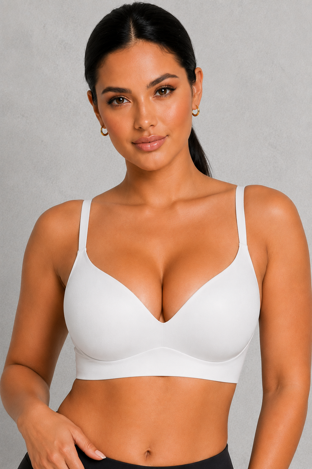Sculp Wireless Push-Up T-Shirt Bra - Seamless Demi Cup Everyday Bra