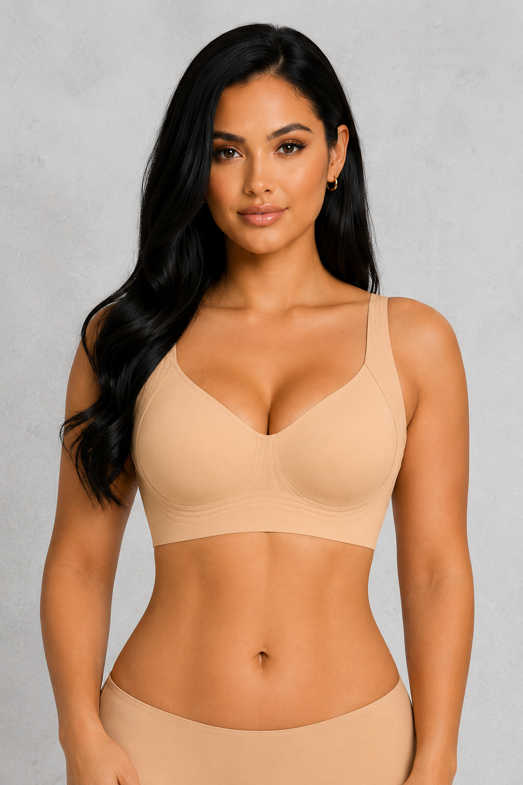 Sculp Wireless Seamless Bra - Jelly Support & Plunge Neckline
