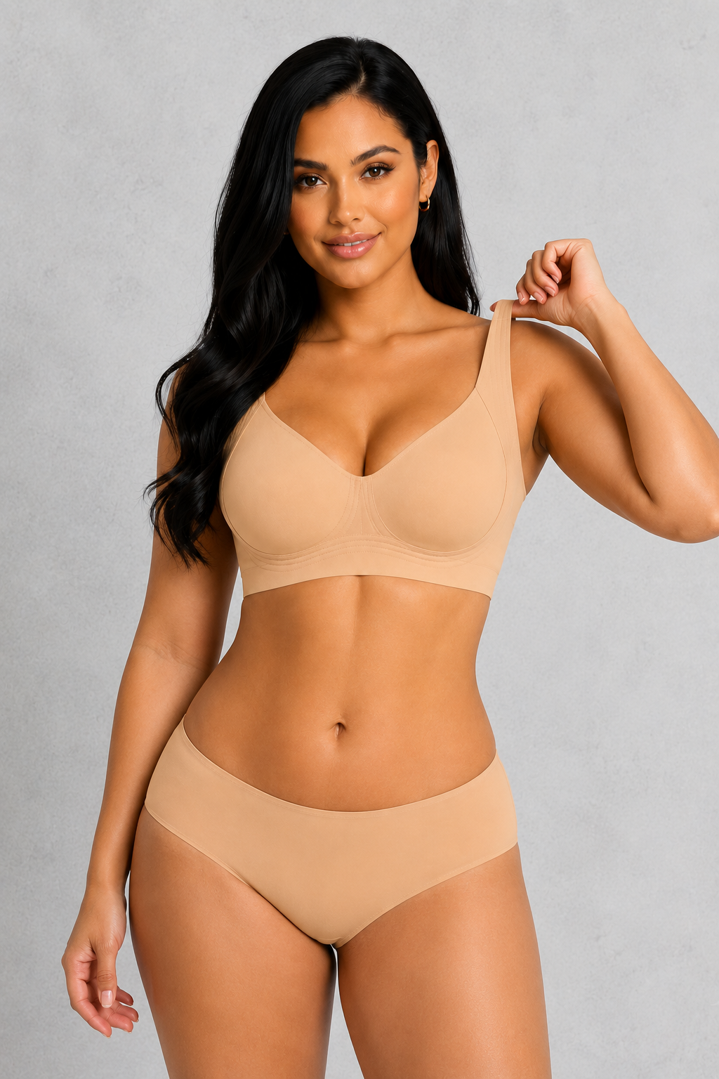 Sculp Wireless Seamless Bra - Jelly Support & Plunge Neckline