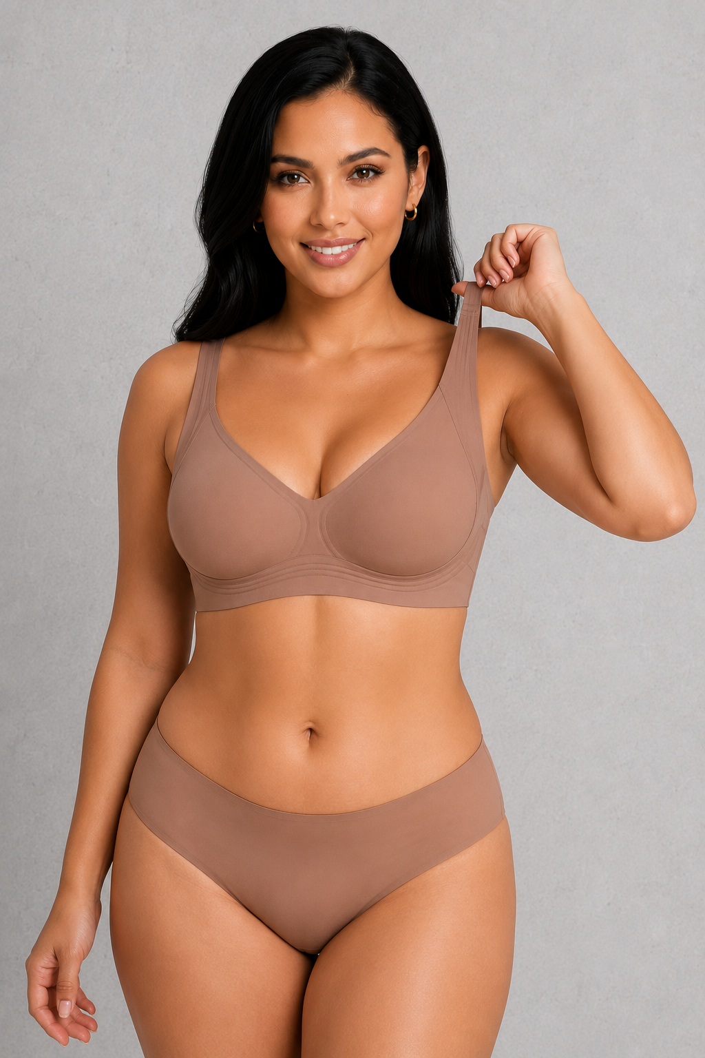 Sculp Wireless Seamless Bra - Jelly Support & Plunge Neckline