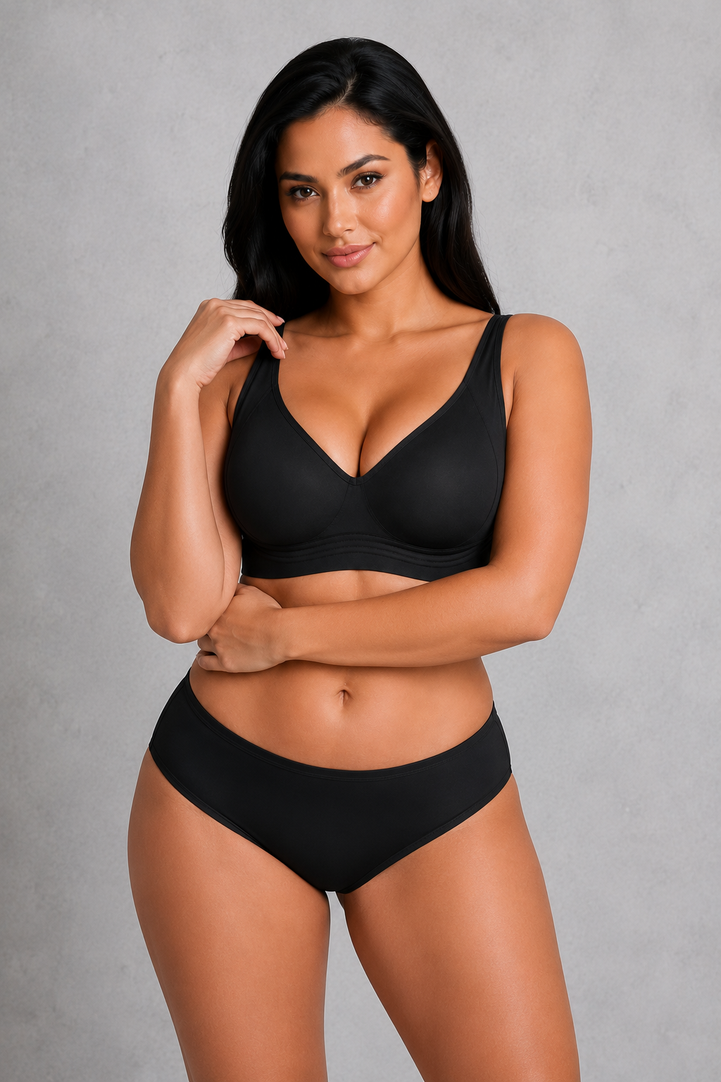 Sculp Wireless Seamless Bra - Jelly Support & Plunge Neckline