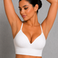 Sculp Wireless T-Shirt Bra - Seamless Deep V Demi Cup Bra