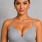 Sculp Wireless T-Shirt Bra - Seamless Deep V Demi Cup Bra