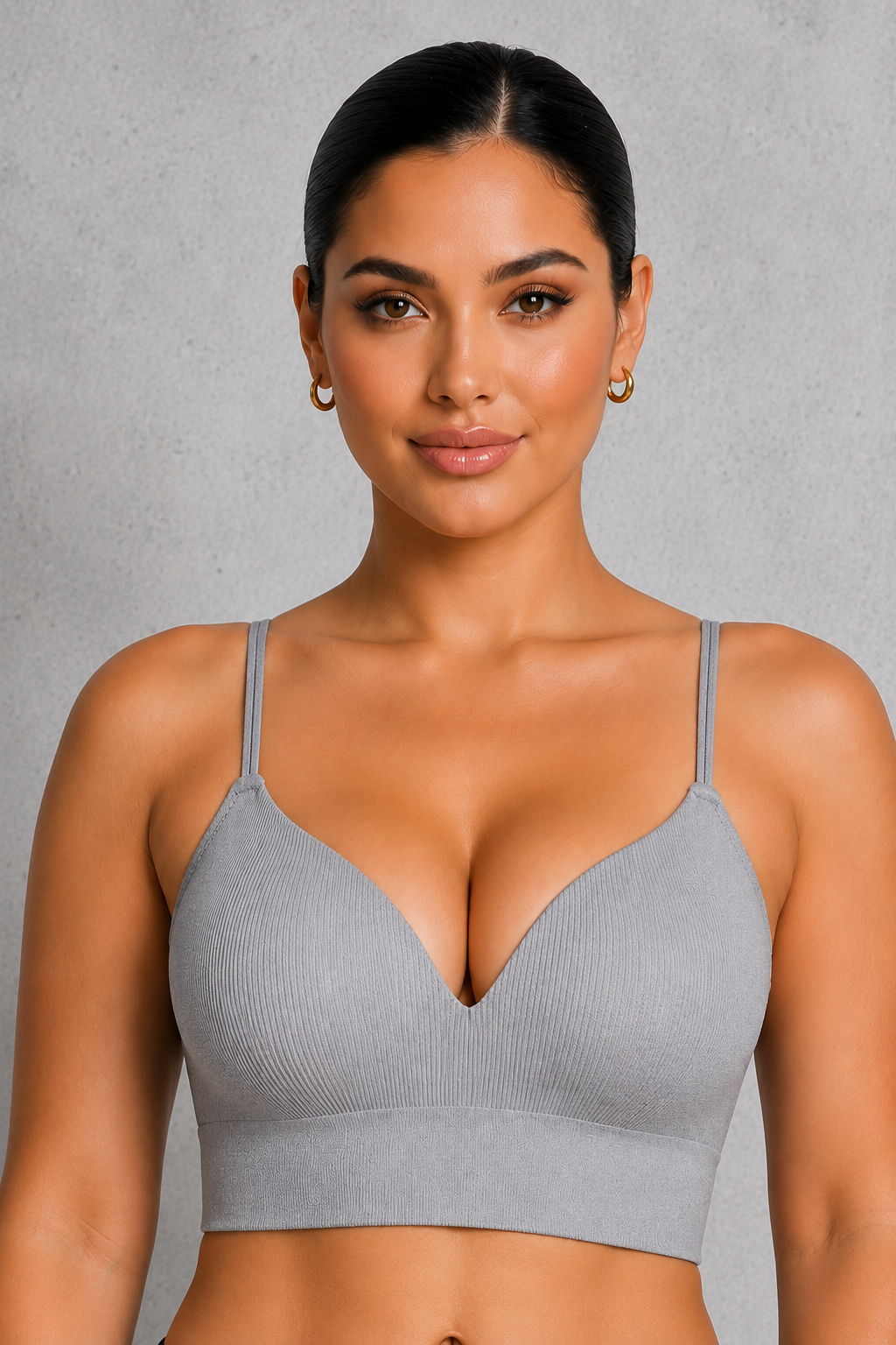 Sculp Wireless T-Shirt Bra - Seamless Deep V Demi Cup Bra