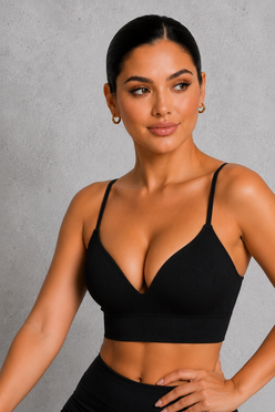 Sculp Wireless T-Shirt Bra - Seamless Deep V Demi Cup Bra