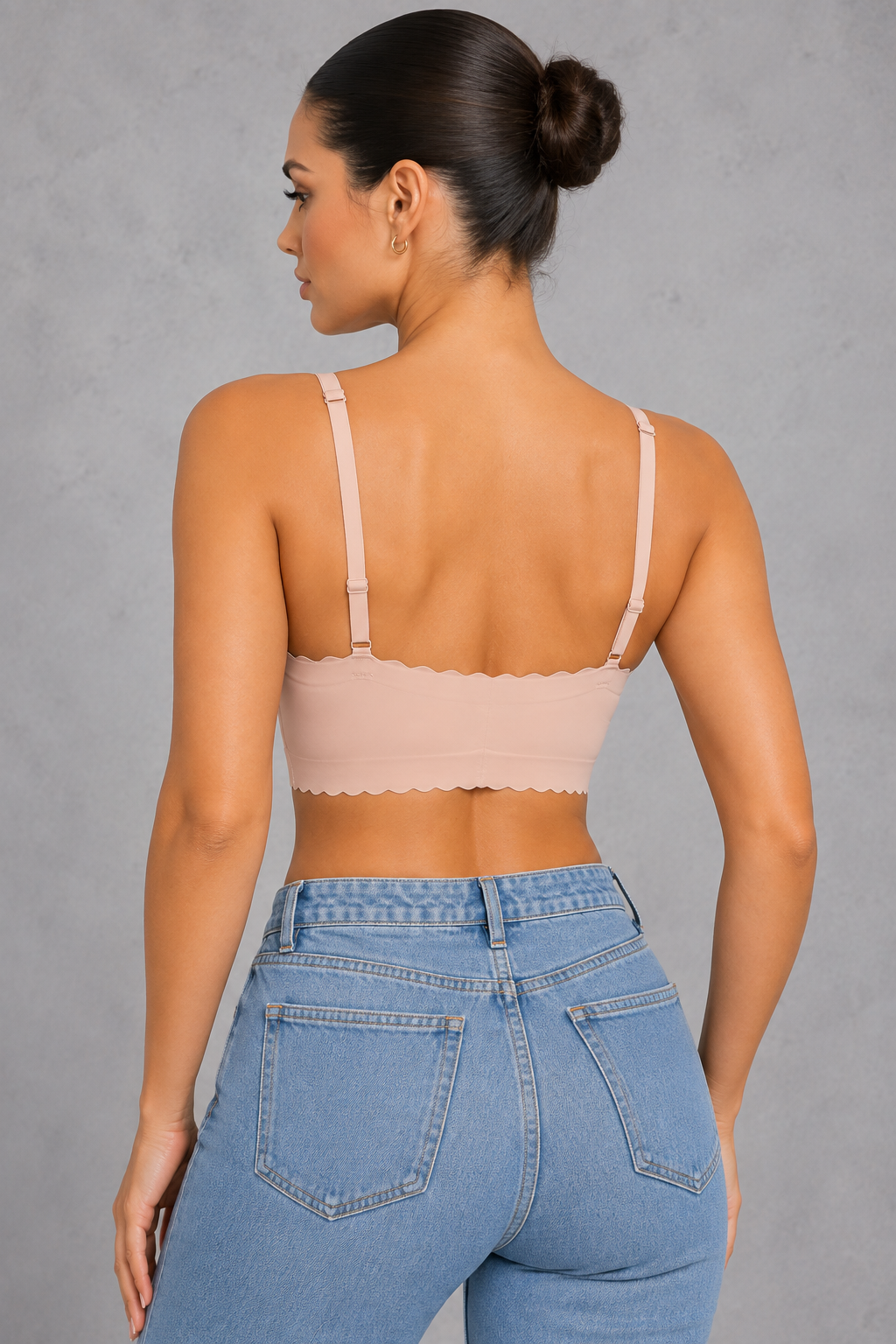 Sculp ice silk seamless wireless bra – back view