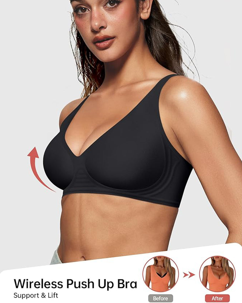 Sculp™ Deep V Wireless Push-Up Bra