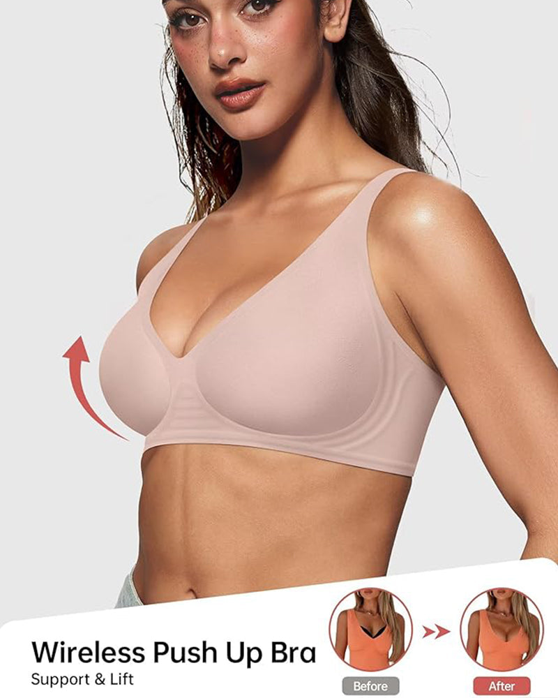 Sculp™ Deep V Wireless Push-Up Bra