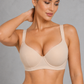 Sculp Seamless Sweetheart Underwired Bra in Nude – front