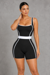 Sculp Contrast Trim Square Neck Unitard – image 5