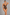 Sculp deep V keyhole thong shaping bodysuit in brown, front view