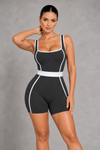 Sculp Contrast Trim Square Neck Unitard – image 6