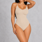 Sculp Thong Shapewear Bodysuit in Nude – front view
