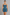 Sculp leopard print mid-thigh shaping bodysuit in blue leopard