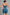 Sculp leopard print mid-thigh shaping bodysuit in blue leopard, back view with butt lift