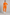 Sculp Ribbed Half-Zip Gym Co-Ord in Orange – front view