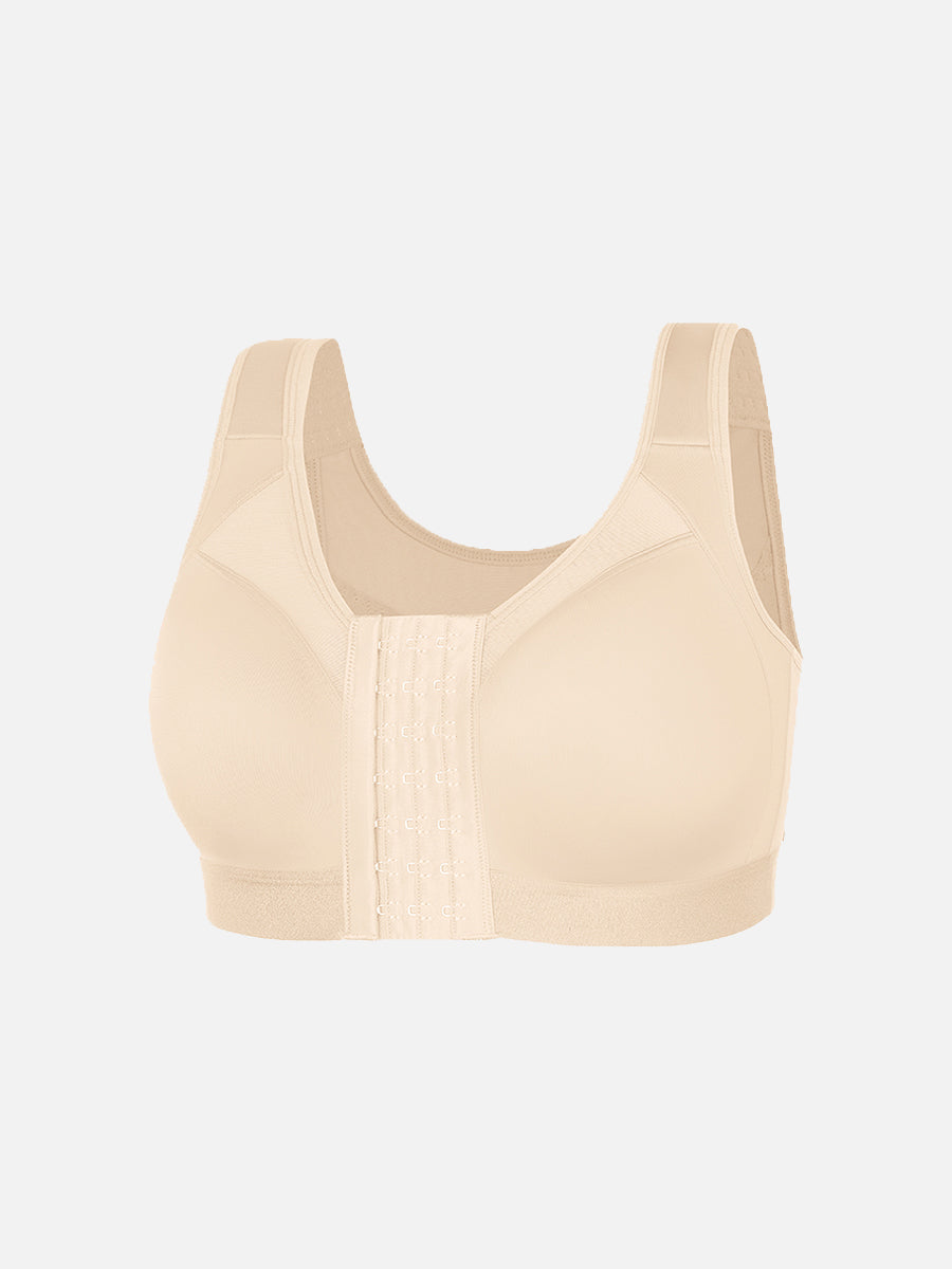 SculpStore Compression Bra - Post Surgery Front Closure Wireless Recovery Bra