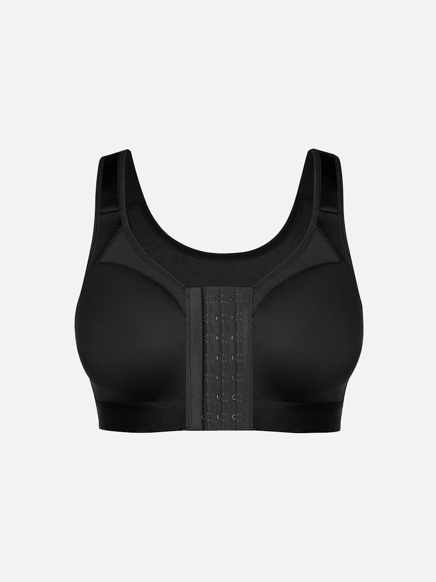 SculpStore Compression Bra - Post Surgery Front Closure Wireless Recovery Bra