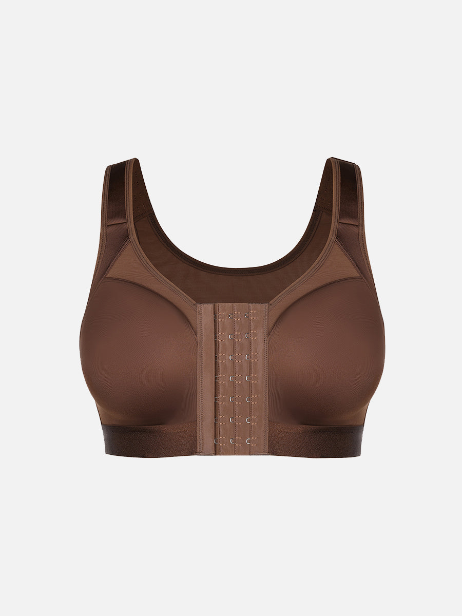 SculpStore Compression Bra - Post Surgery Front Closure Wireless Recovery Bra