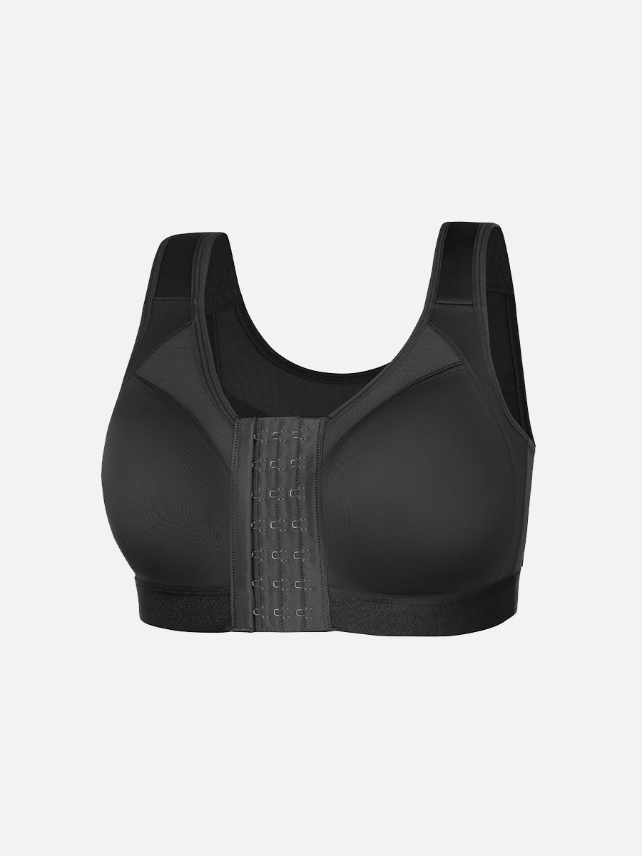 SculpStore Compression Bra - Post Surgery Front Closure Wireless Recovery Bra