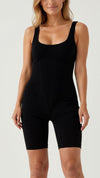 SculpStore Ribbed Contour Romper | Seamless Shaping & Comfort