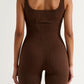 SculpStore Ribbed Contour Romper | Seamless Shaping & Comfort