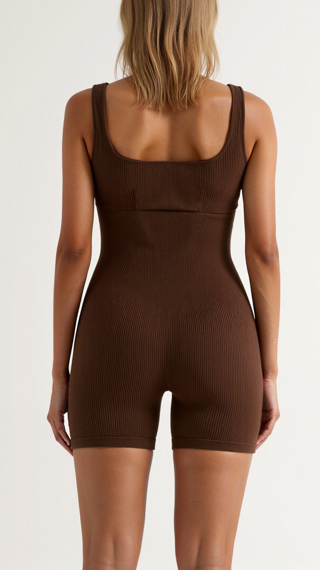 Sculp™ Ribbed Contour Romper | Seamless Shaping & Comfort