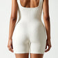 SculpStore Ribbed Contour Romper | Seamless Shaping & Comfort