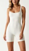 SculpStore Ribbed Contour Romper | Seamless Shaping & Comfort