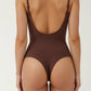 SculpStore Seamless Low Back Shapewear Bodysuit - Tummy Control
