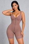 Sculp Colombian faja in mocha with built-in cups and tummy control