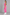 Sculp front zip gym jumpsuit in pink, detail view