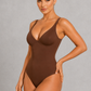 Sculp Deep V Camisole Shaping Bodysuit - Tummy Control Thong