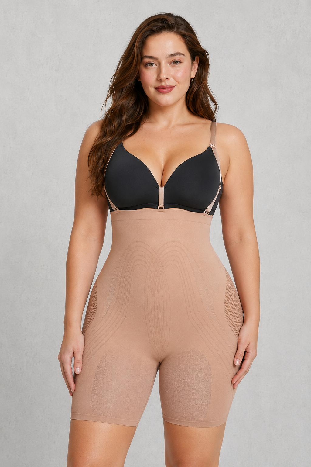 SculpStore High-Waisted Shaping Shorts - Tummy Control Shapewear, Seamless Body Shaper