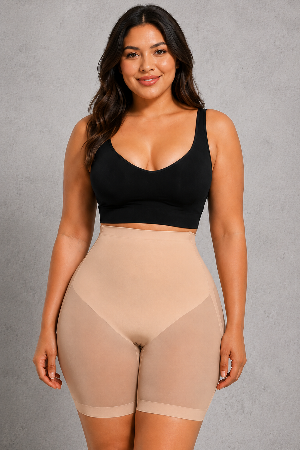 SculpStore Low Back Shapewear Shorts - Tummy Control & Bum Lift