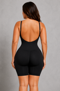 SculpStore Mid-Thigh Shapewear Bodysuit - Tummy Control Body Shaper & Thigh Slimming Shapewear