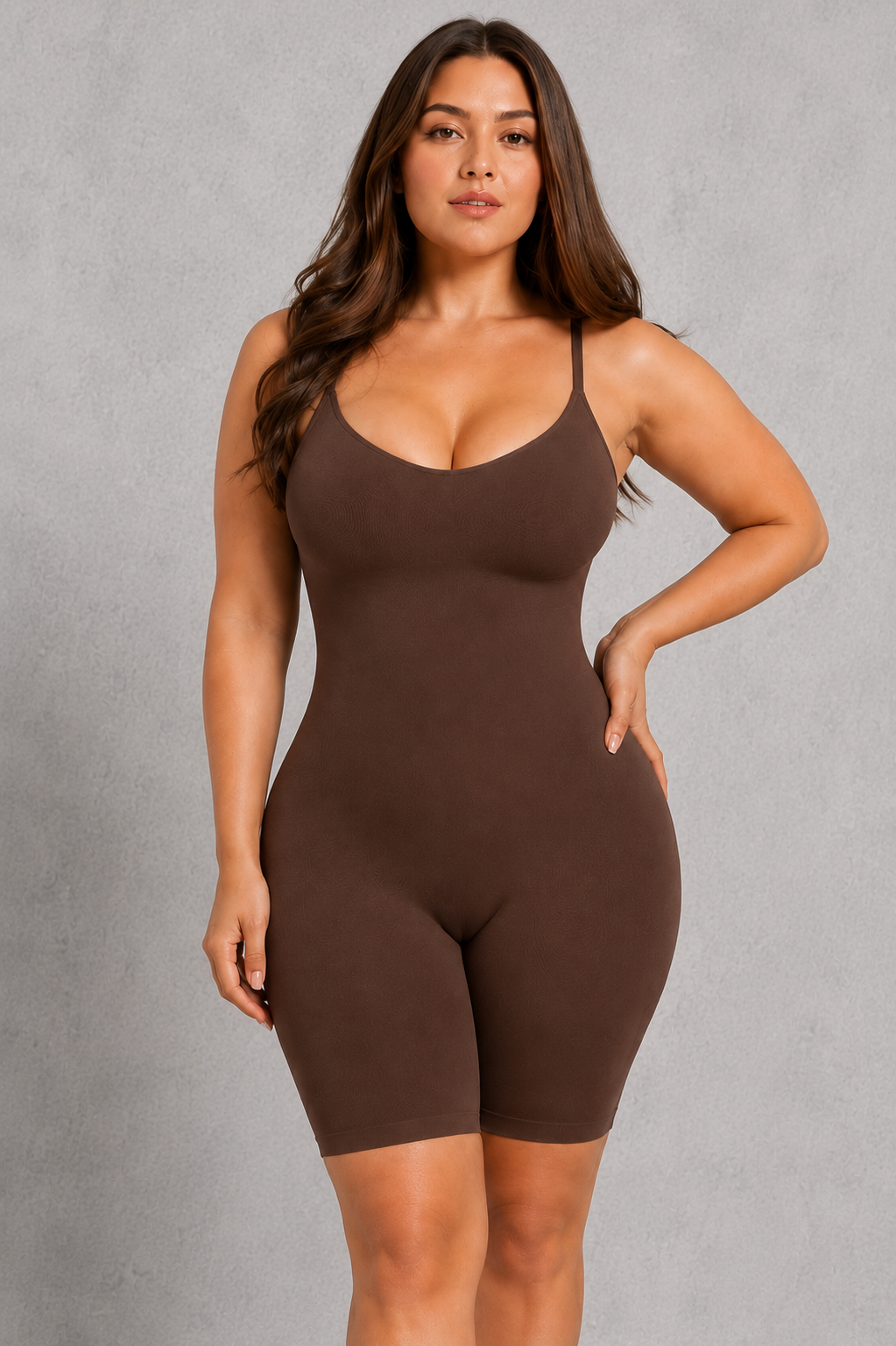 SculpStore Mid-Thigh Shapewear Bodysuit - Tummy Control Body Shaper & Thigh Slimming Shapewear