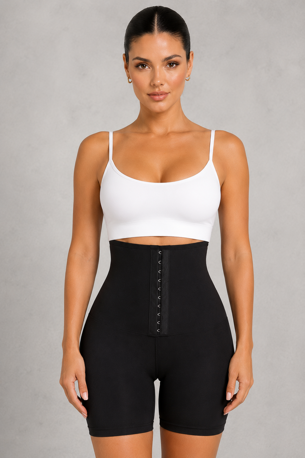 Sculp Sauna Effect High-Waisted Sweat Shorts