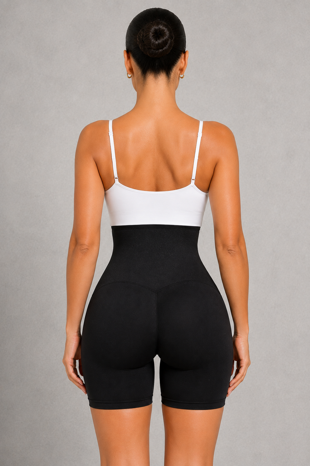 Sculp Sauna Effect High-Waisted Sweat Shorts