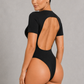 Sculp Seamless Shaping Bodysuit – Backless Short Sleeve Style