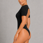 Sculp Seamless Shaping Bodysuit – Backless Short Sleeve Style