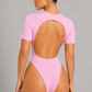 Sculp Seamless Shaping Bodysuit – Backless Short Sleeve Style