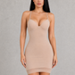 Sculp Strapless Sculpting Mesh Mini Slip Dress