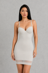 Sculp Strapless Sculpting Mesh Mini Slip Dress
