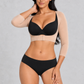 Sculp Arm Shaper Shrug in Beige – front view, open bust and front hook closure