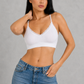 Sculp Padded Bra Top - Wireless Bralette with Built-In Cups